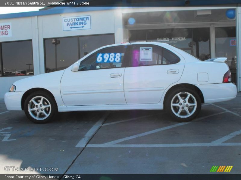 Avalanche White / Stone 2001 Nissan Sentra SE