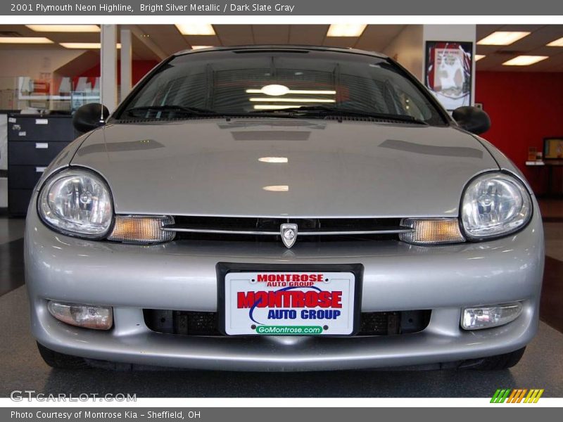 Bright Silver Metallic / Dark Slate Gray 2001 Plymouth Neon Highline