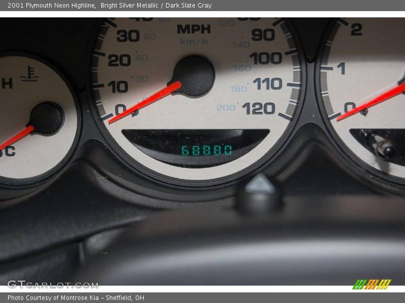 Bright Silver Metallic / Dark Slate Gray 2001 Plymouth Neon Highline