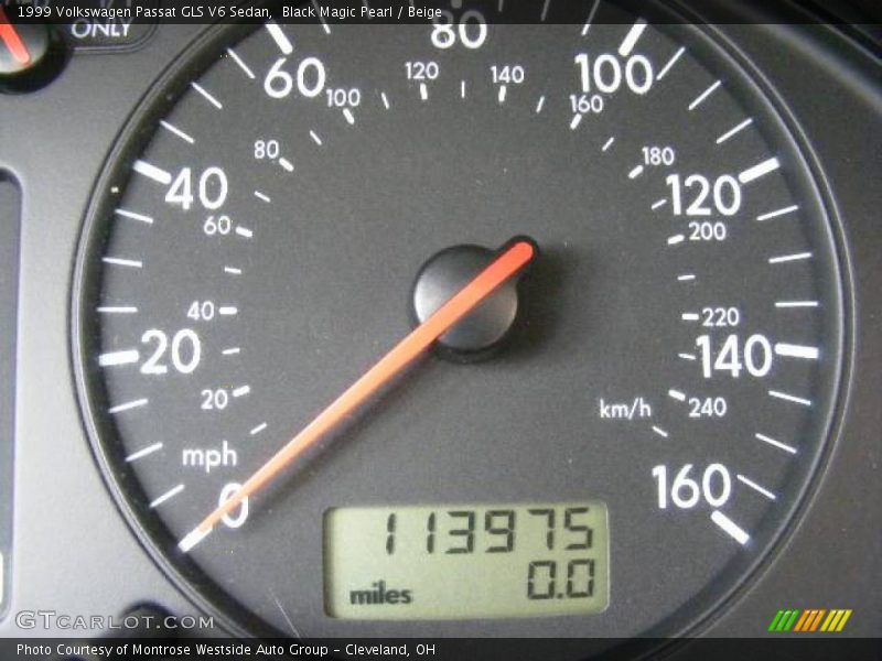 Black Magic Pearl / Beige 1999 Volkswagen Passat GLS V6 Sedan