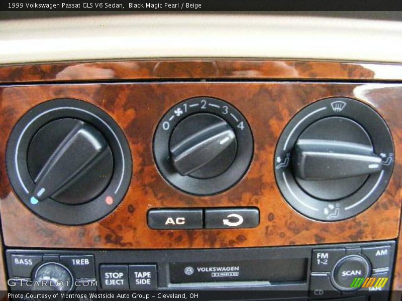 Black Magic Pearl / Beige 1999 Volkswagen Passat GLS V6 Sedan