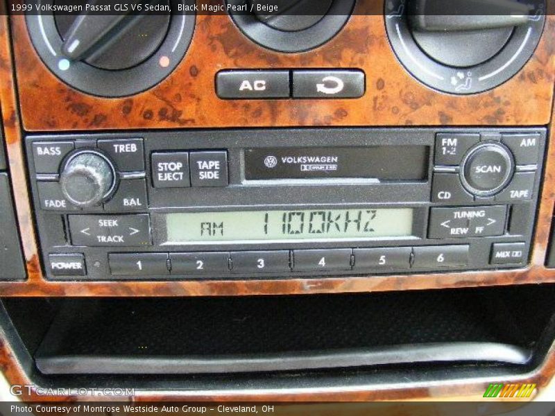 Black Magic Pearl / Beige 1999 Volkswagen Passat GLS V6 Sedan