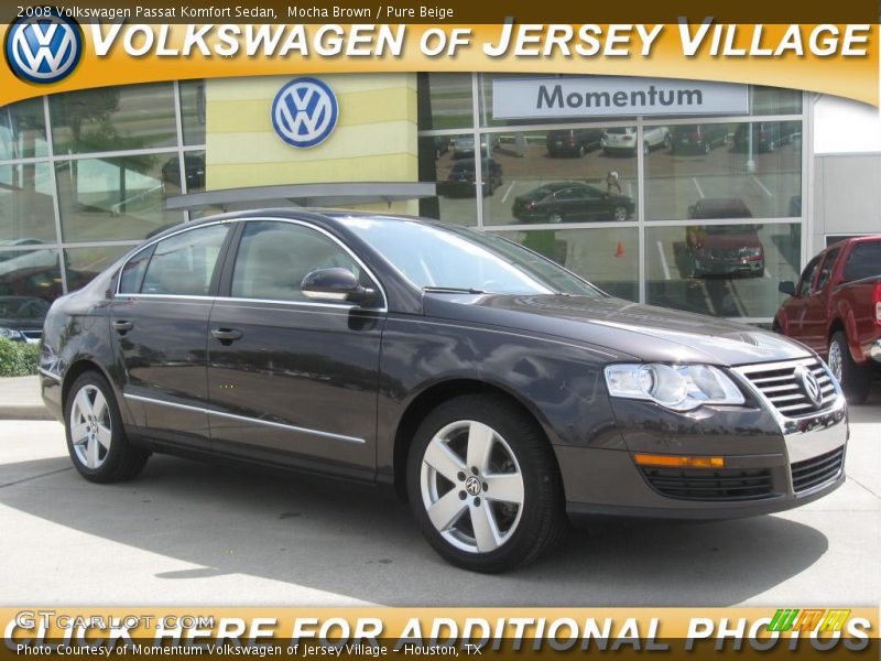 Mocha Brown / Pure Beige 2008 Volkswagen Passat Komfort Sedan