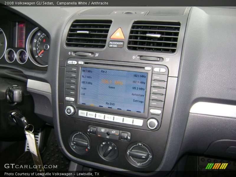 Campanella White / Anthracite 2008 Volkswagen GLI Sedan