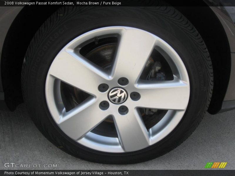 Mocha Brown / Pure Beige 2008 Volkswagen Passat Komfort Sedan