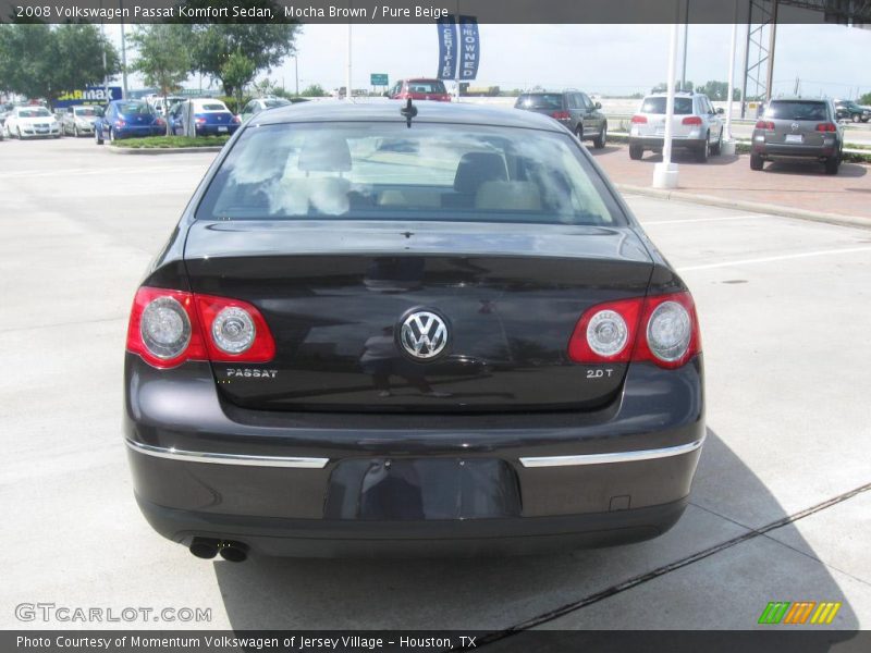Mocha Brown / Pure Beige 2008 Volkswagen Passat Komfort Sedan