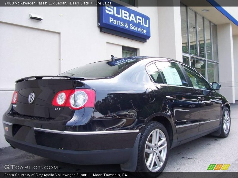 Deep Black / Pure Beige 2008 Volkswagen Passat Lux Sedan