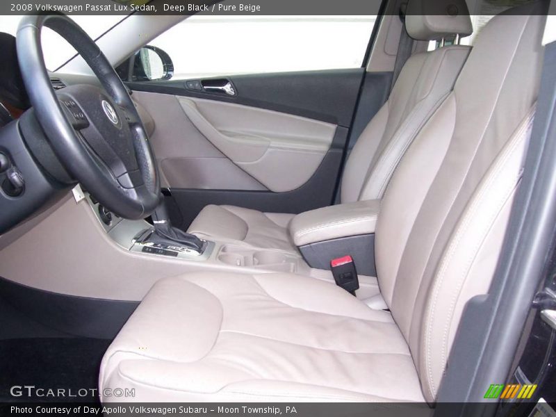 Deep Black / Pure Beige 2008 Volkswagen Passat Lux Sedan