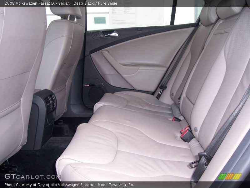 Deep Black / Pure Beige 2008 Volkswagen Passat Lux Sedan