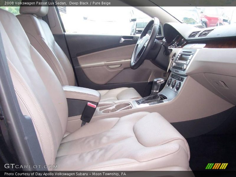 Deep Black / Pure Beige 2008 Volkswagen Passat Lux Sedan