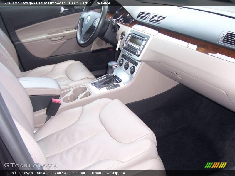 Deep Black / Pure Beige 2008 Volkswagen Passat Lux Sedan
