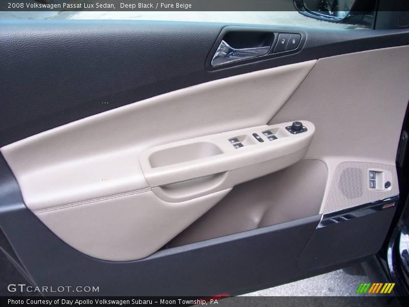 Deep Black / Pure Beige 2008 Volkswagen Passat Lux Sedan