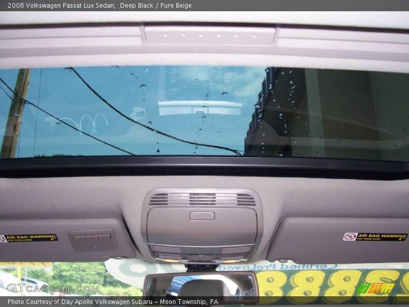 Deep Black / Pure Beige 2008 Volkswagen Passat Lux Sedan