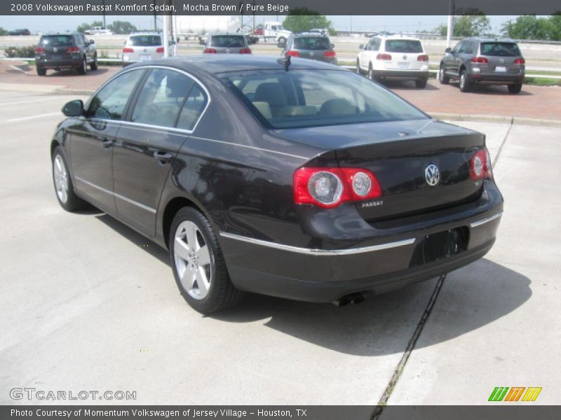 Mocha Brown / Pure Beige 2008 Volkswagen Passat Komfort Sedan