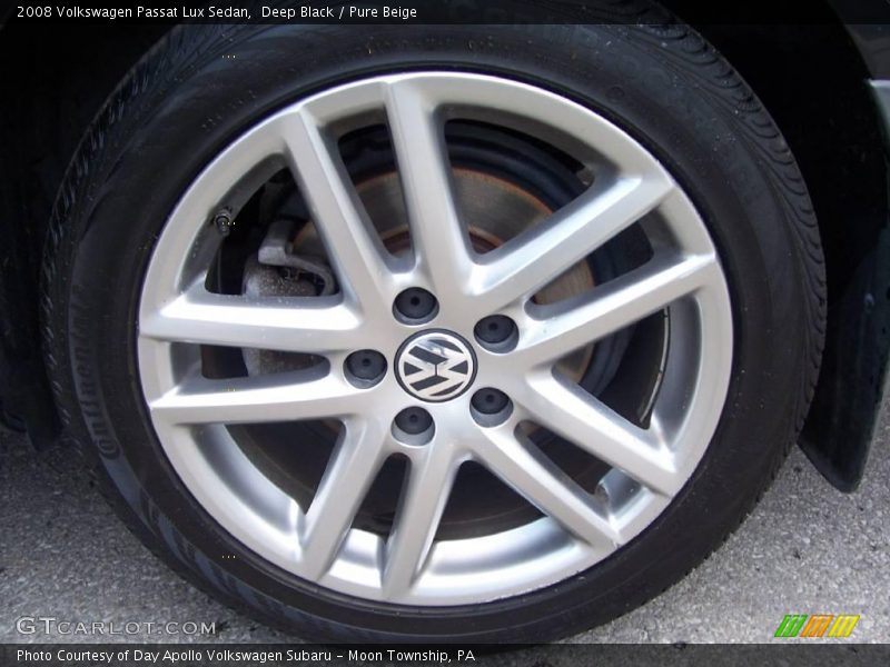 Deep Black / Pure Beige 2008 Volkswagen Passat Lux Sedan