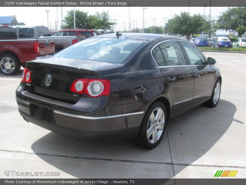 Mocha Brown / Pure Beige 2008 Volkswagen Passat Komfort Sedan