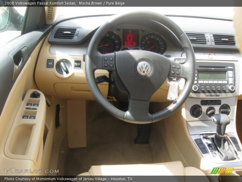 Mocha Brown / Pure Beige 2008 Volkswagen Passat Komfort Sedan