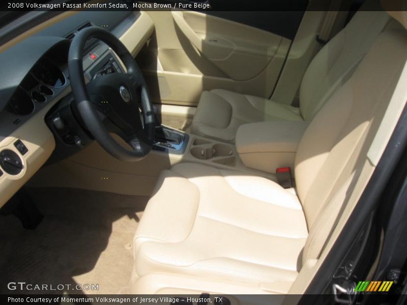 Mocha Brown / Pure Beige 2008 Volkswagen Passat Komfort Sedan