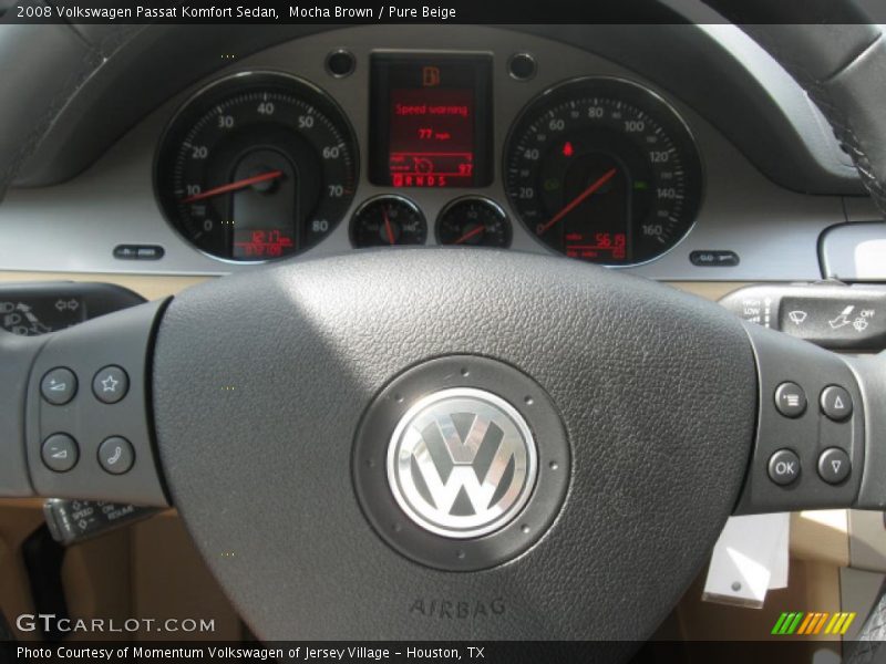 Mocha Brown / Pure Beige 2008 Volkswagen Passat Komfort Sedan