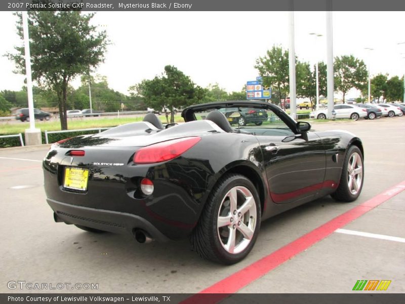 Mysterious Black / Ebony 2007 Pontiac Solstice GXP Roadster