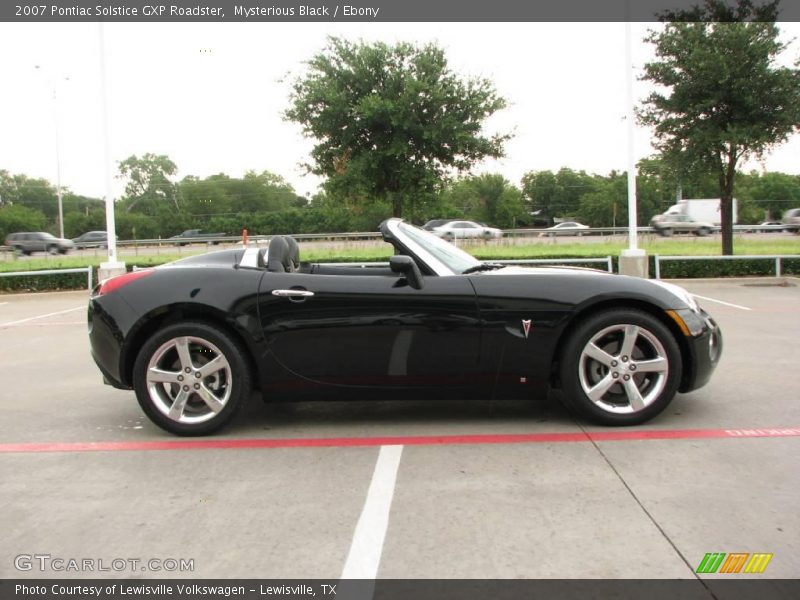 Mysterious Black / Ebony 2007 Pontiac Solstice GXP Roadster