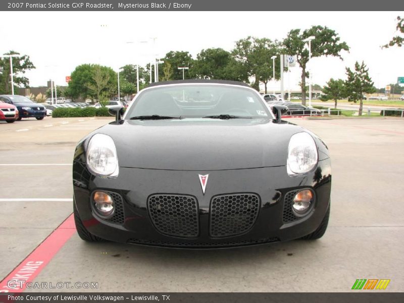 Mysterious Black / Ebony 2007 Pontiac Solstice GXP Roadster