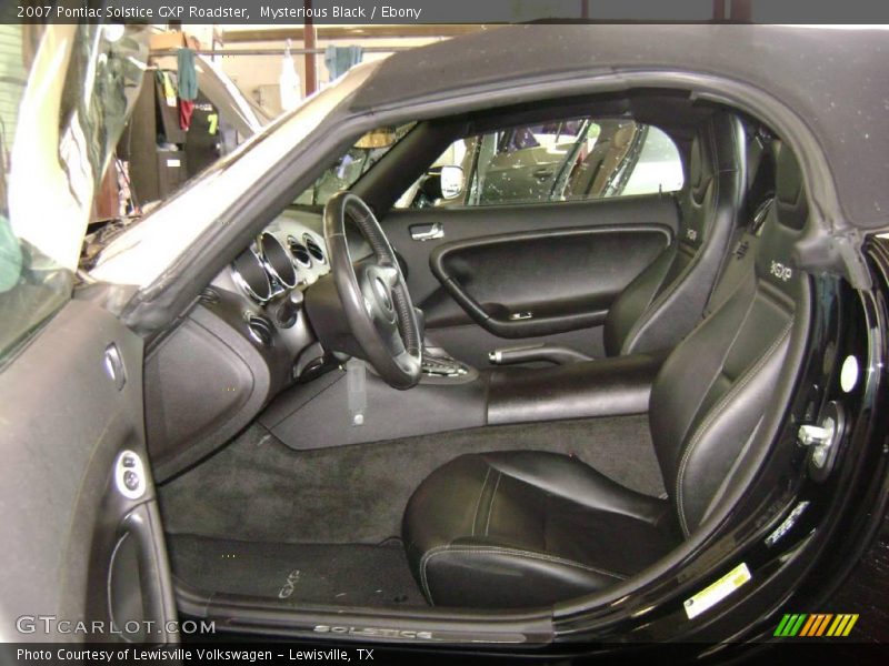 Mysterious Black / Ebony 2007 Pontiac Solstice GXP Roadster