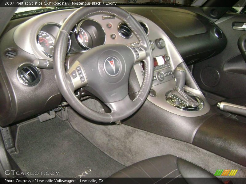 Mysterious Black / Ebony 2007 Pontiac Solstice GXP Roadster