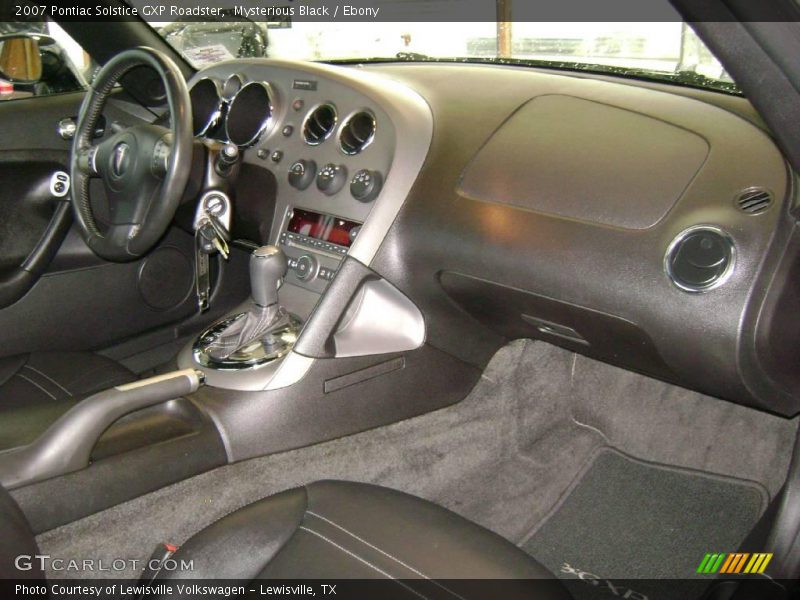 Mysterious Black / Ebony 2007 Pontiac Solstice GXP Roadster