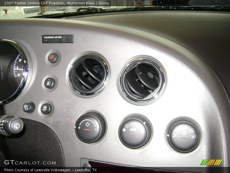 Mysterious Black / Ebony 2007 Pontiac Solstice GXP Roadster