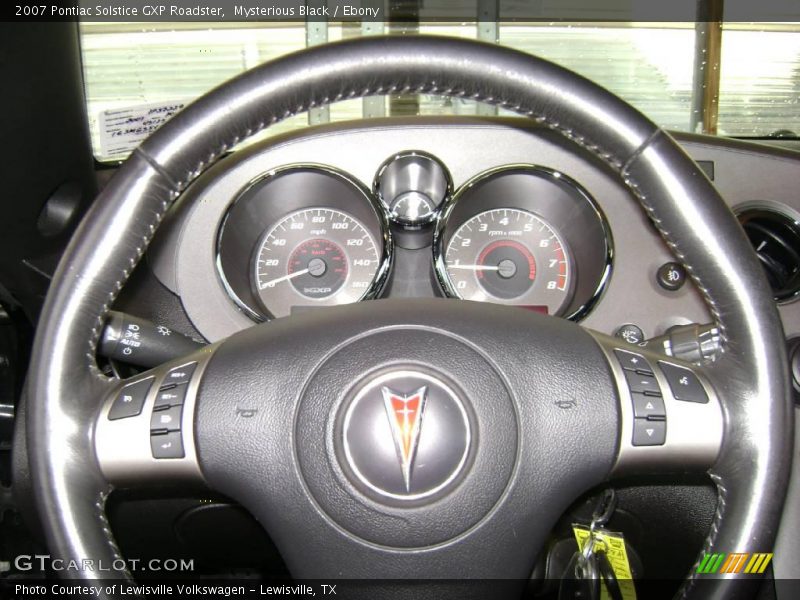 Mysterious Black / Ebony 2007 Pontiac Solstice GXP Roadster