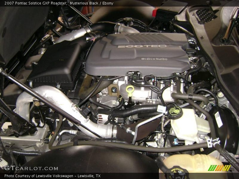 Mysterious Black / Ebony 2007 Pontiac Solstice GXP Roadster