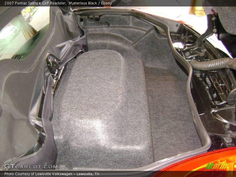 Mysterious Black / Ebony 2007 Pontiac Solstice GXP Roadster