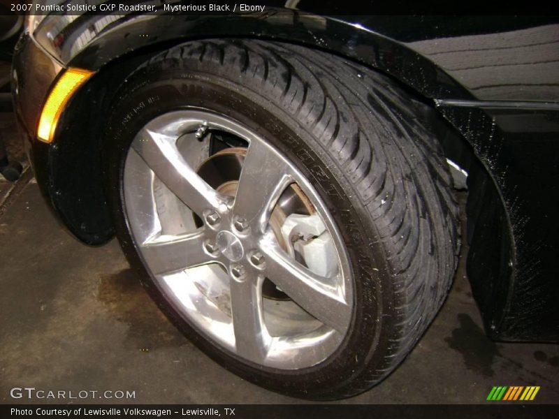 Mysterious Black / Ebony 2007 Pontiac Solstice GXP Roadster