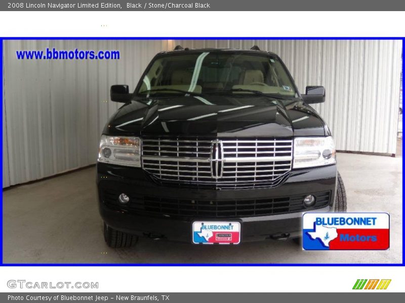 Black / Stone/Charcoal Black 2008 Lincoln Navigator Limited Edition