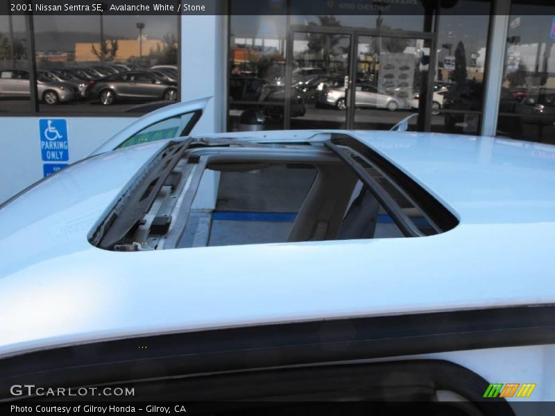 Avalanche White / Stone 2001 Nissan Sentra SE