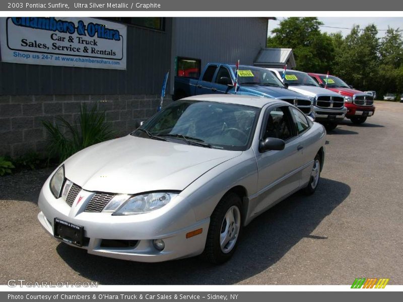 Ultra Silver Metallic / Graphite 2003 Pontiac Sunfire