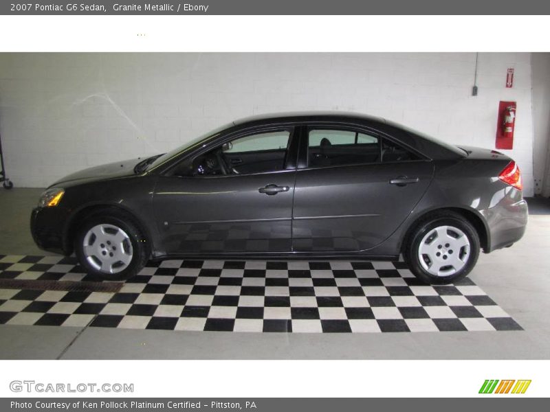 Granite Metallic / Ebony 2007 Pontiac G6 Sedan