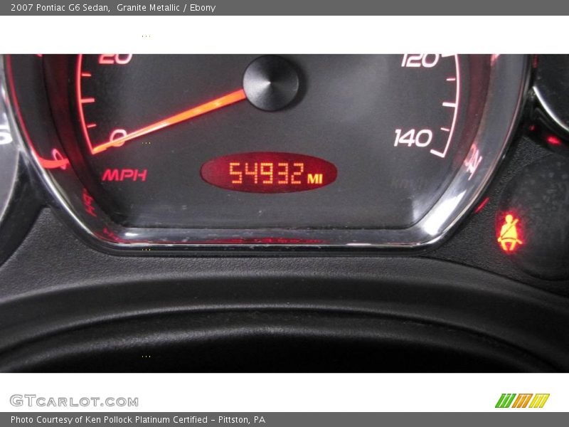 Granite Metallic / Ebony 2007 Pontiac G6 Sedan