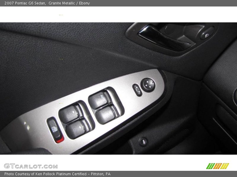 Granite Metallic / Ebony 2007 Pontiac G6 Sedan