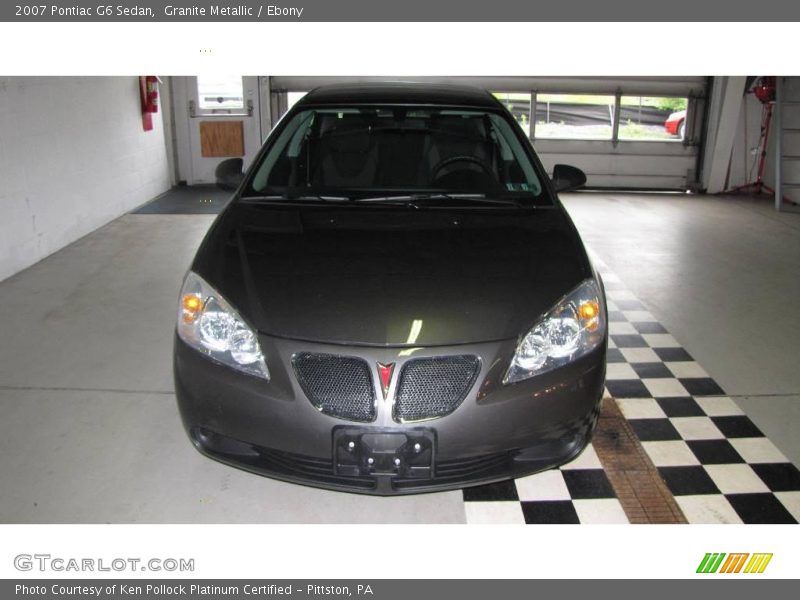 Granite Metallic / Ebony 2007 Pontiac G6 Sedan