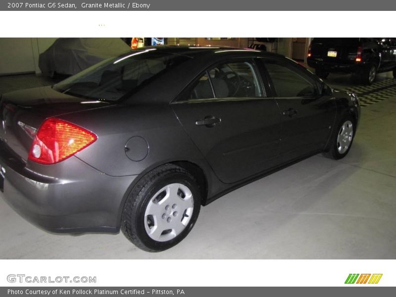 Granite Metallic / Ebony 2007 Pontiac G6 Sedan
