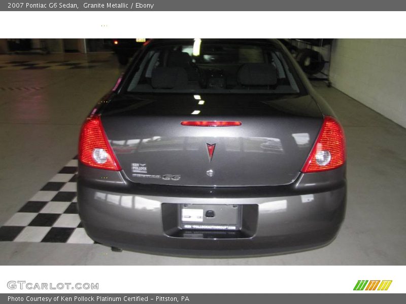 Granite Metallic / Ebony 2007 Pontiac G6 Sedan