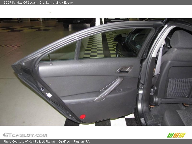 Granite Metallic / Ebony 2007 Pontiac G6 Sedan