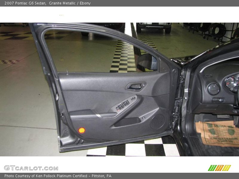 Granite Metallic / Ebony 2007 Pontiac G6 Sedan