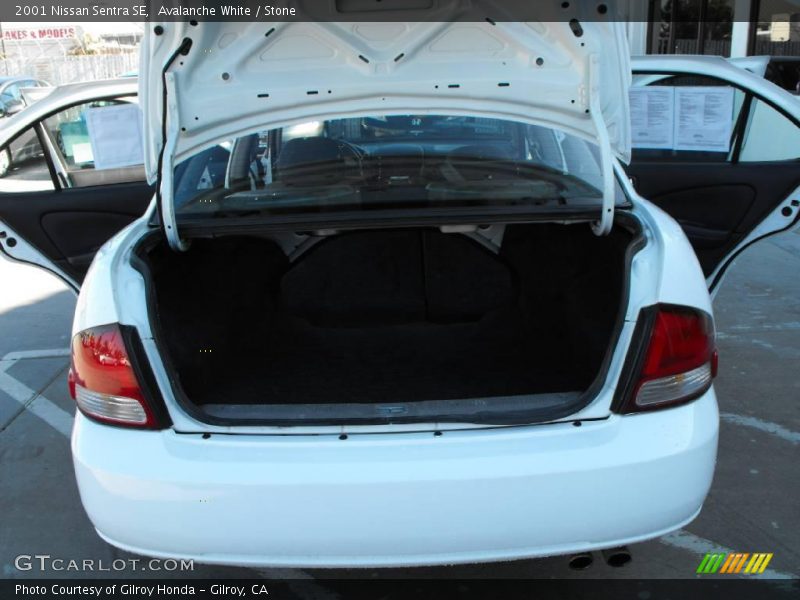 Avalanche White / Stone 2001 Nissan Sentra SE