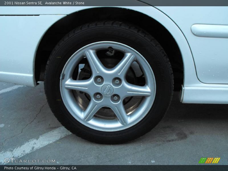 Avalanche White / Stone 2001 Nissan Sentra SE