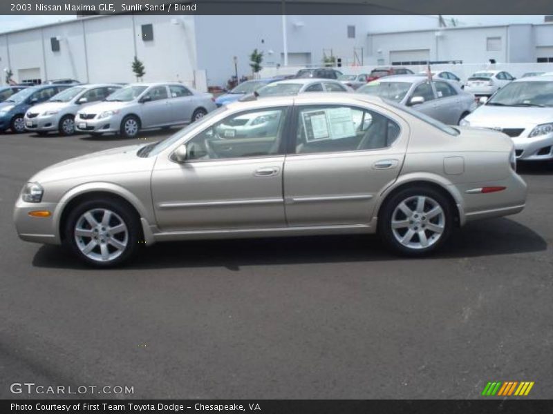 Sunlit Sand / Blond 2003 Nissan Maxima GLE