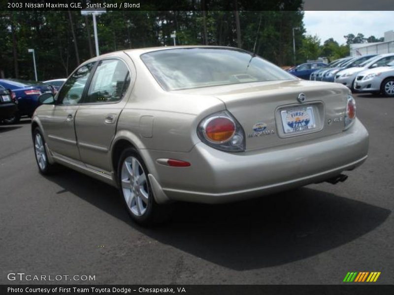 Sunlit Sand / Blond 2003 Nissan Maxima GLE