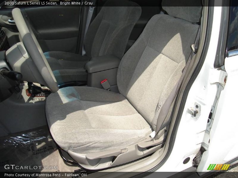 Bright White / Gray 2000 Saturn L Series LS Sedan